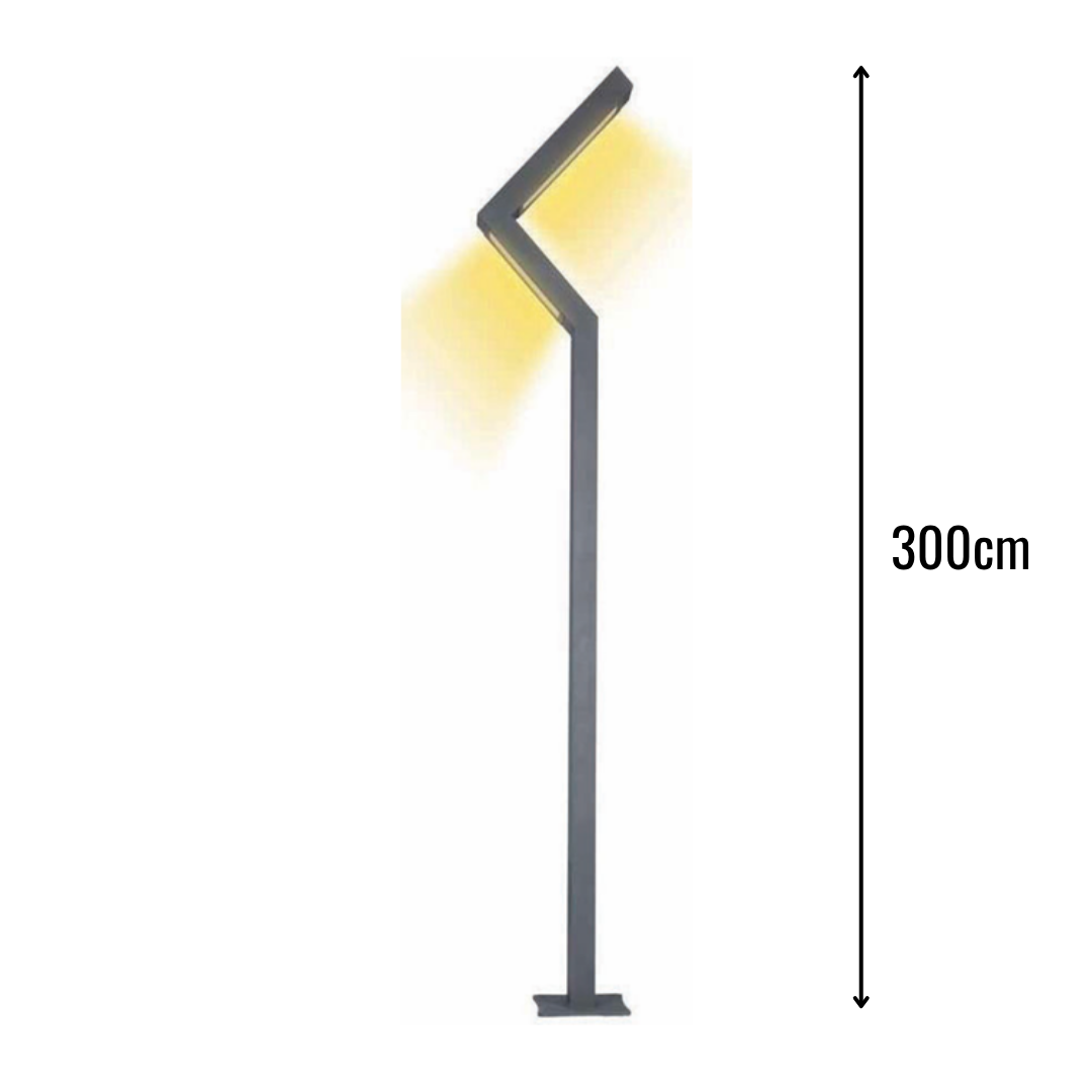 Zerpa Alüminyum 35w Ledli Bollard İkili Direk Z 13000