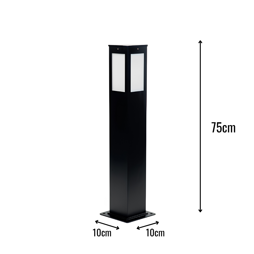 Zerpa Alüminyum E27 Duylu Bollard Tekli Direk Z 13051
