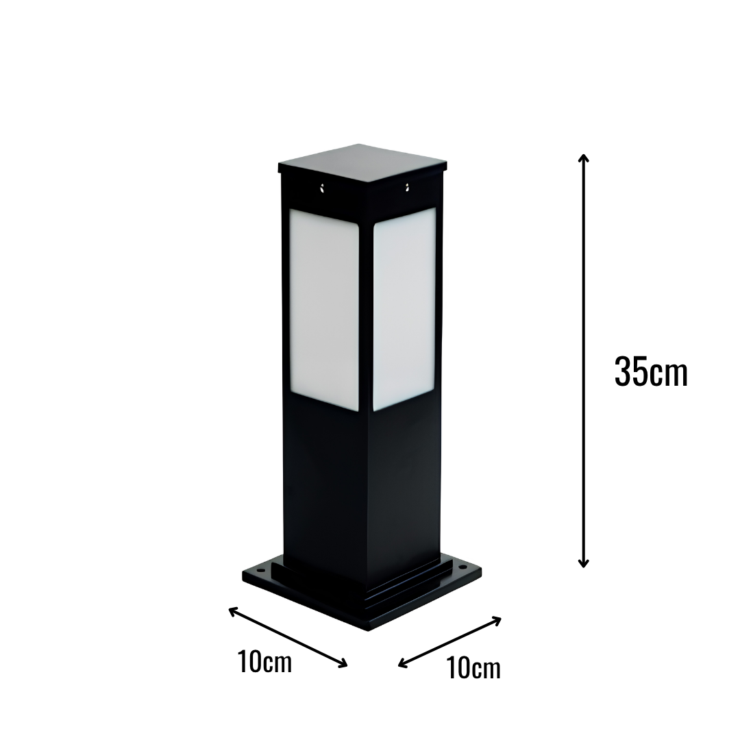 Zerpa Alüminyum E27 Duylu Bollard Tekli Direk Z 13051-2