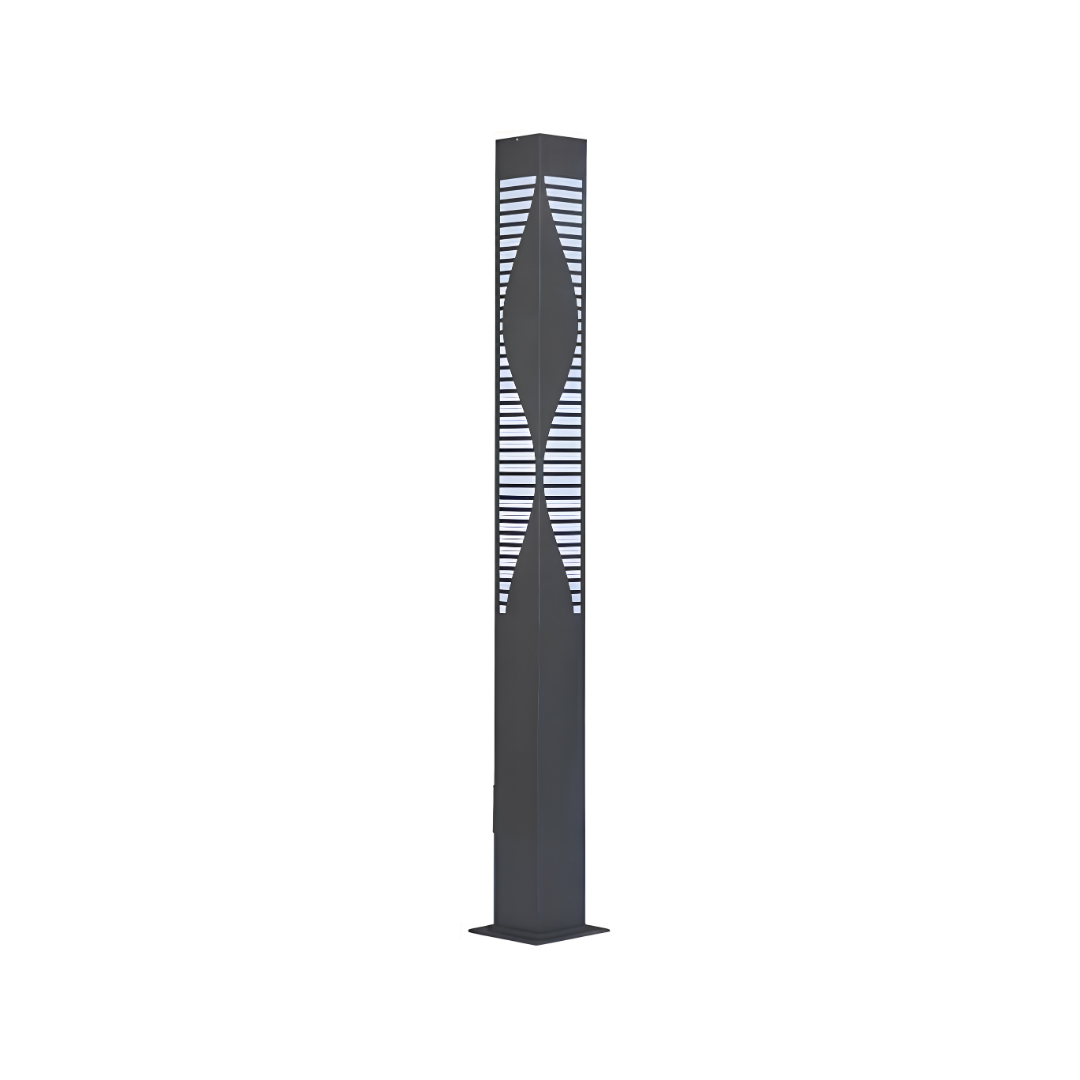 Zerpa Alüminyum E27 Duylu Bollard Tekli Direk Z 13103