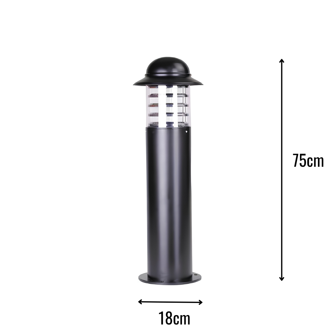 Zerpa Alüminyum E27 Duylu Bollard Tekli Z 20450