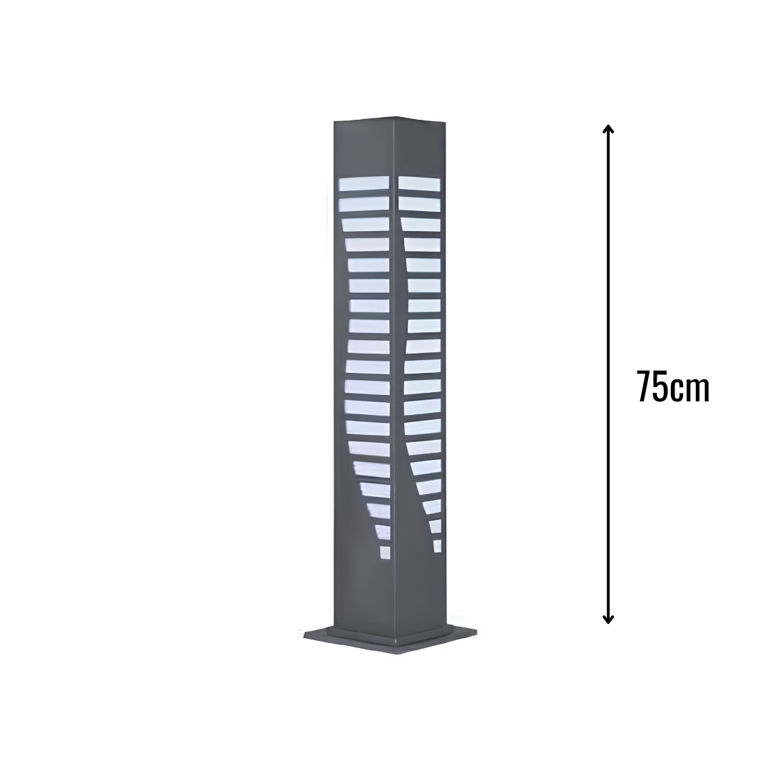 Zerpa Alüminyum E27 Duylu Bollard Tekli Direk Z 13102