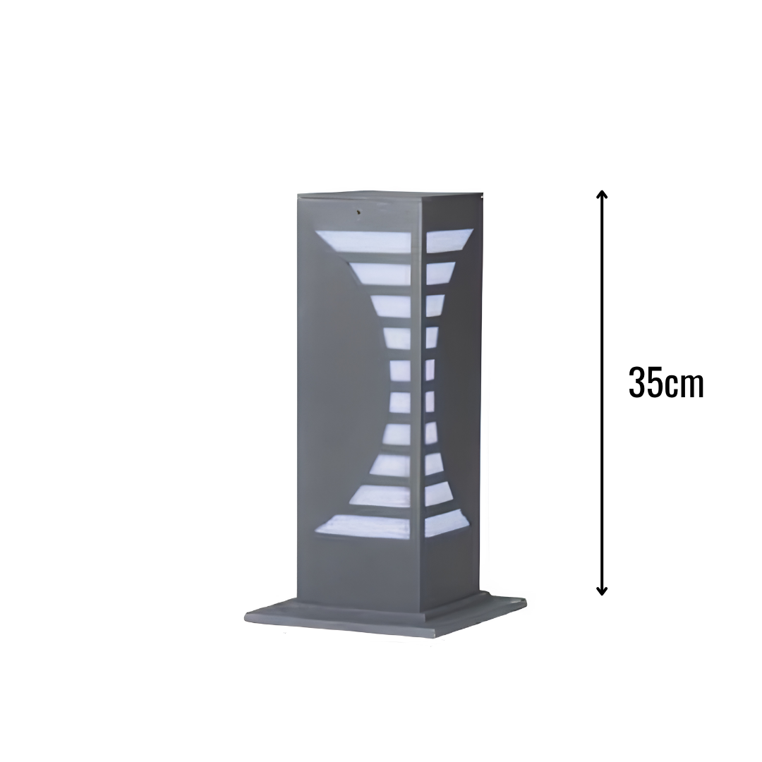 Zerpa Alüminyum E27 Duylu Bollard Tekli Direk Z 13101