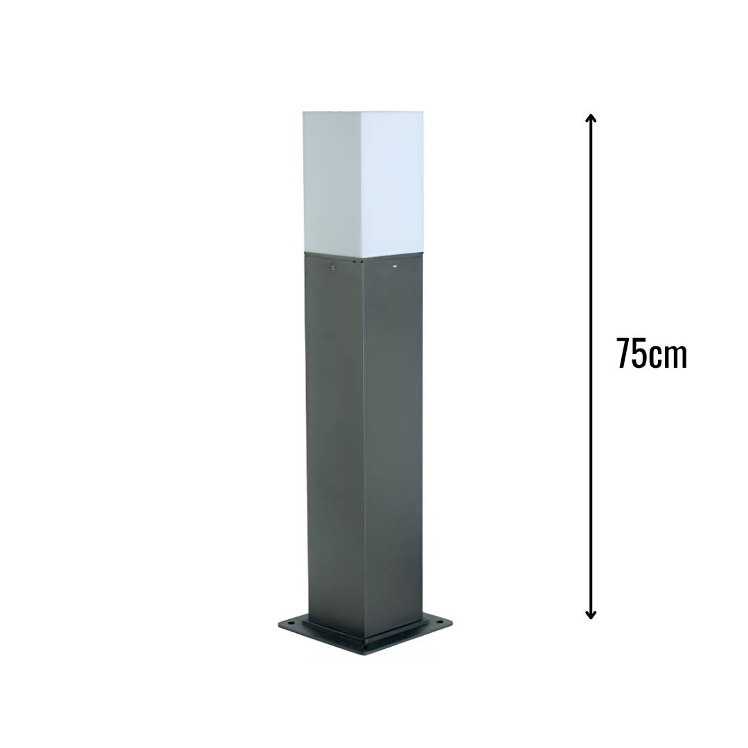Zerpa Alüminyum E27 Duylu Bollard Tekli Z 13162