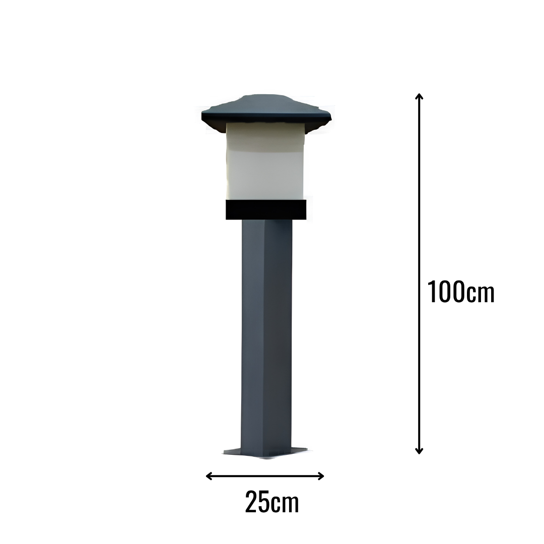 Zerpa Döküm Kareküp 25x25cm Çim Direk Z 10256