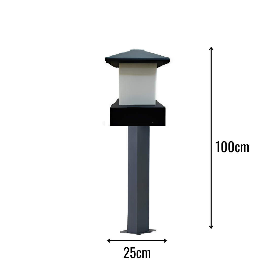 Zerpa Döküm Kareküp 25x25cm Çim Direk Z 10255