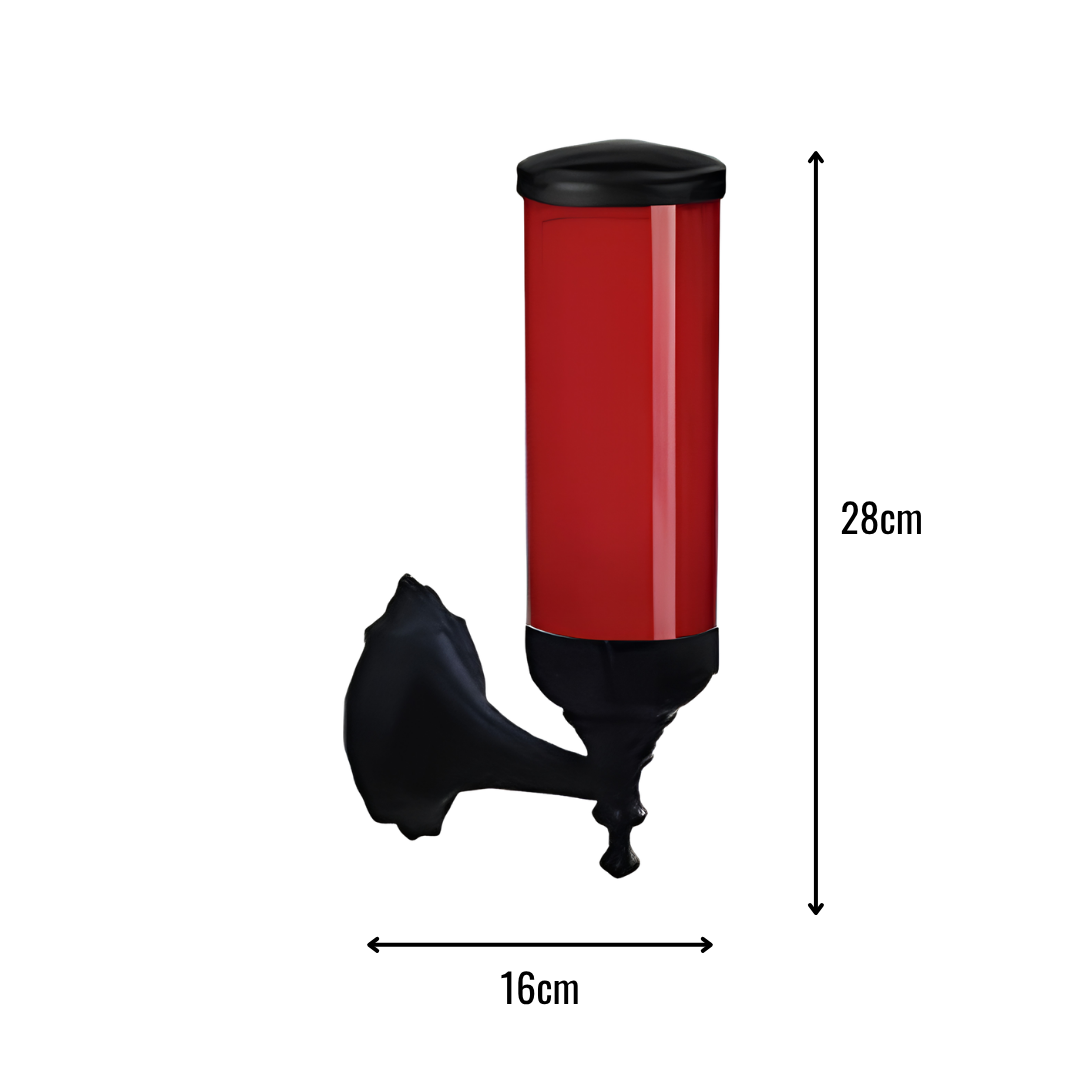 Zerpa Bollard Kırmızı Duvar Z 13414