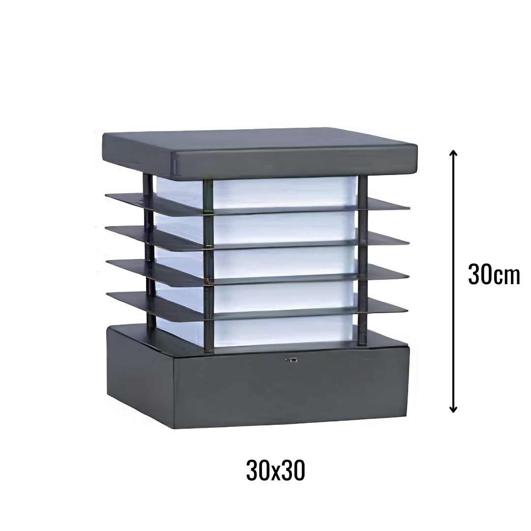 Zerpa Alüminyum Piramit E27 Duylu Bollard Tekli Z 13206