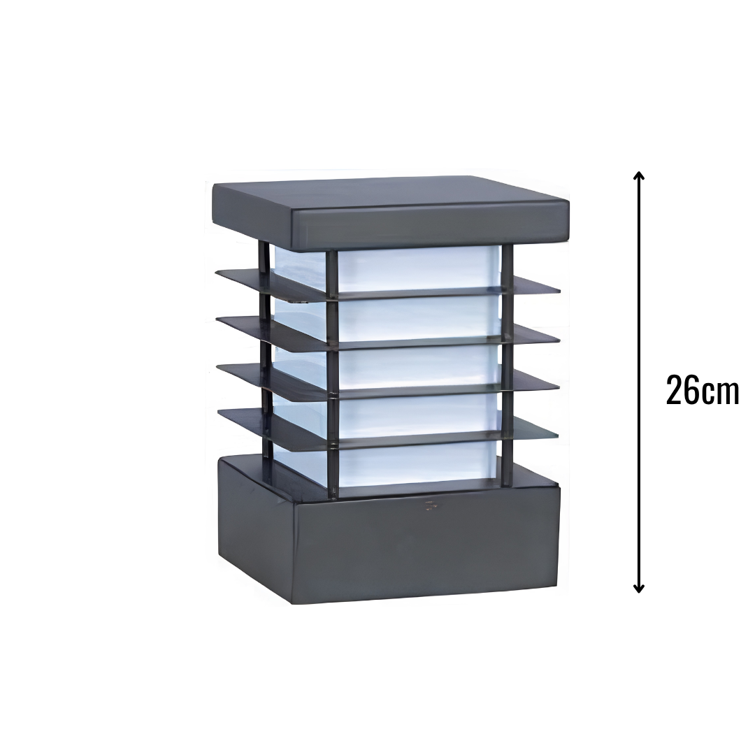 Zerpa Alüminyum Piramit E27 Duylu Bollard Tekli Z 13202
