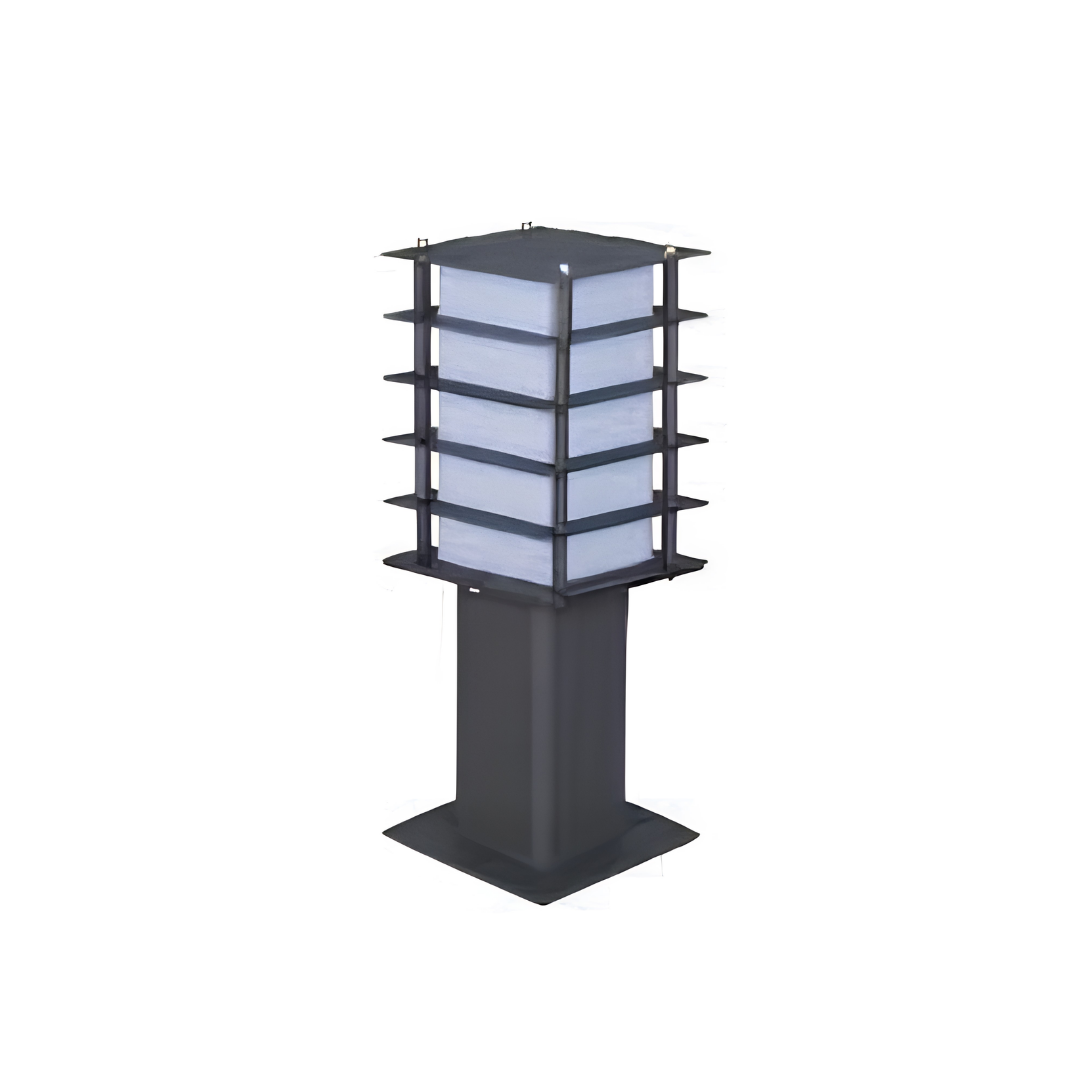 Zerpa Alüminyum Piramit E27 Duylu Bollard Tekli Z 13257