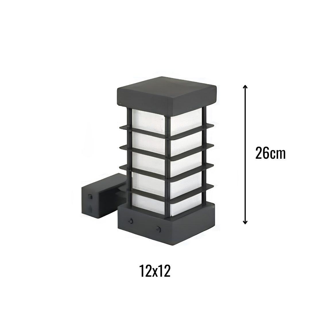 Zerpa Alüminyum Piramit E27 Duylu Bollard Tekli Z 13259