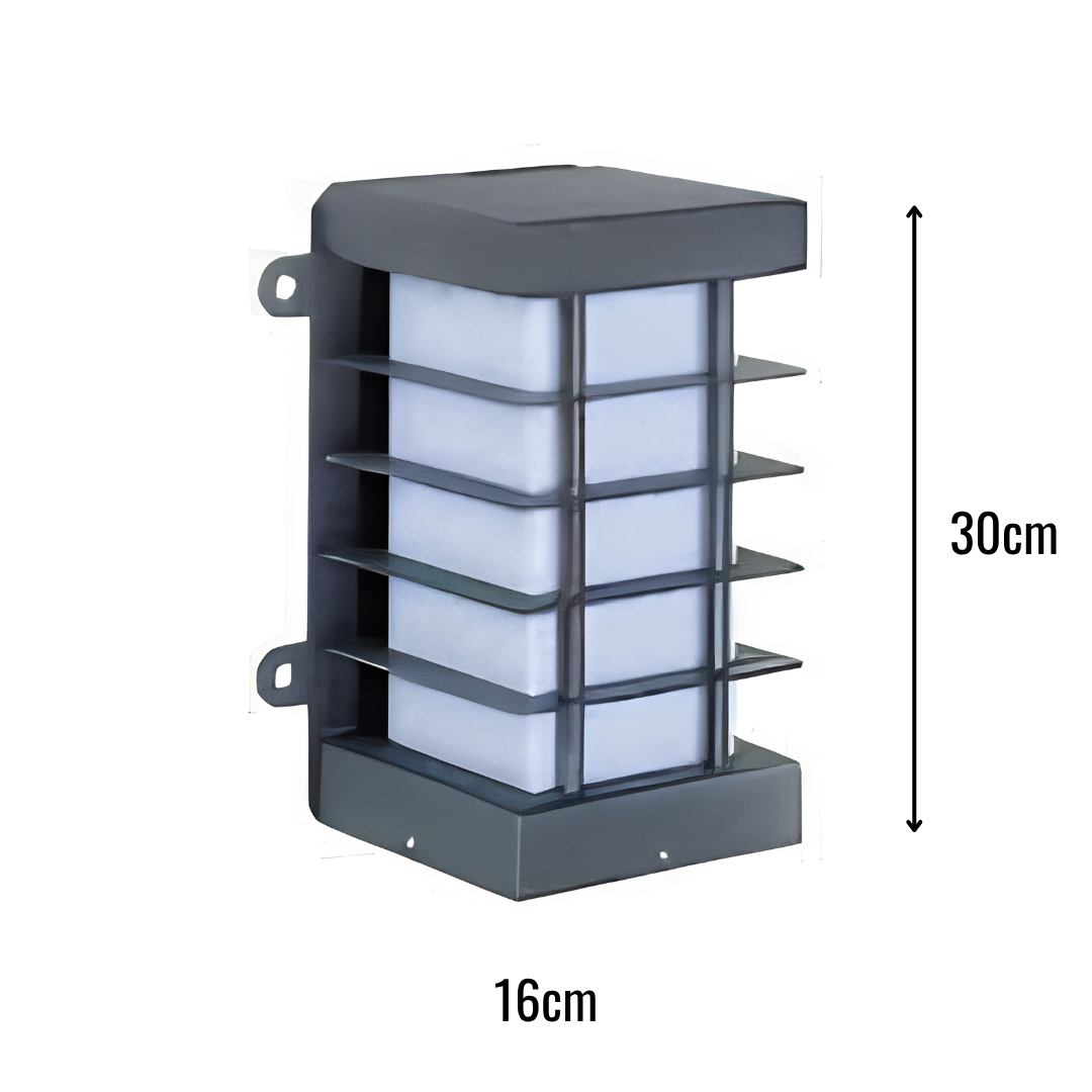 Zerpa Alüminyum Piramit E27 Duylu Bollard Tekli Z 13252