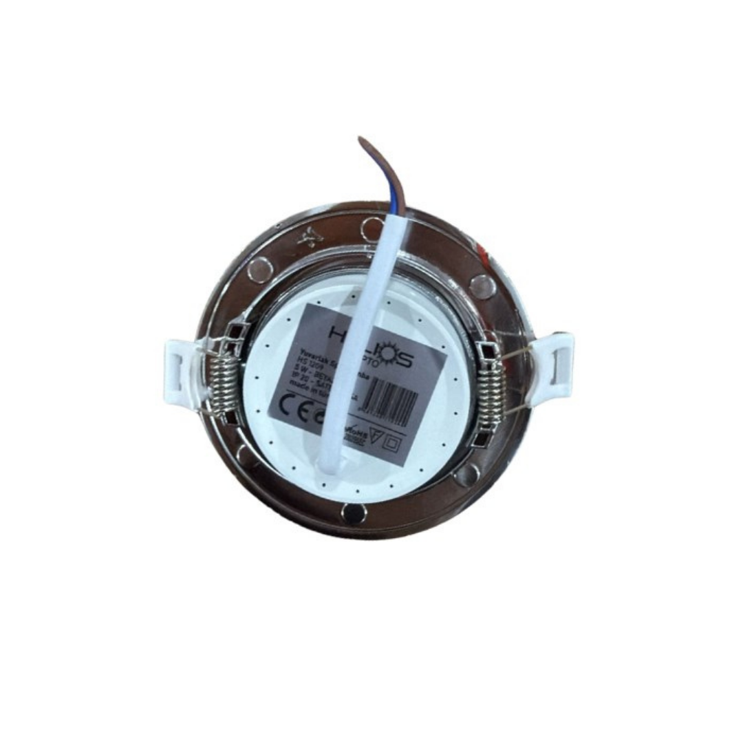 Helios Opto 5 W Krom Kasa Panel Aydınlatma Beyaz Işık HS 1211