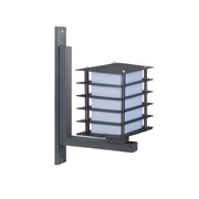 Zerpa Alüminyum Piramit E27 Duylu Bollard Tekli Z 13250