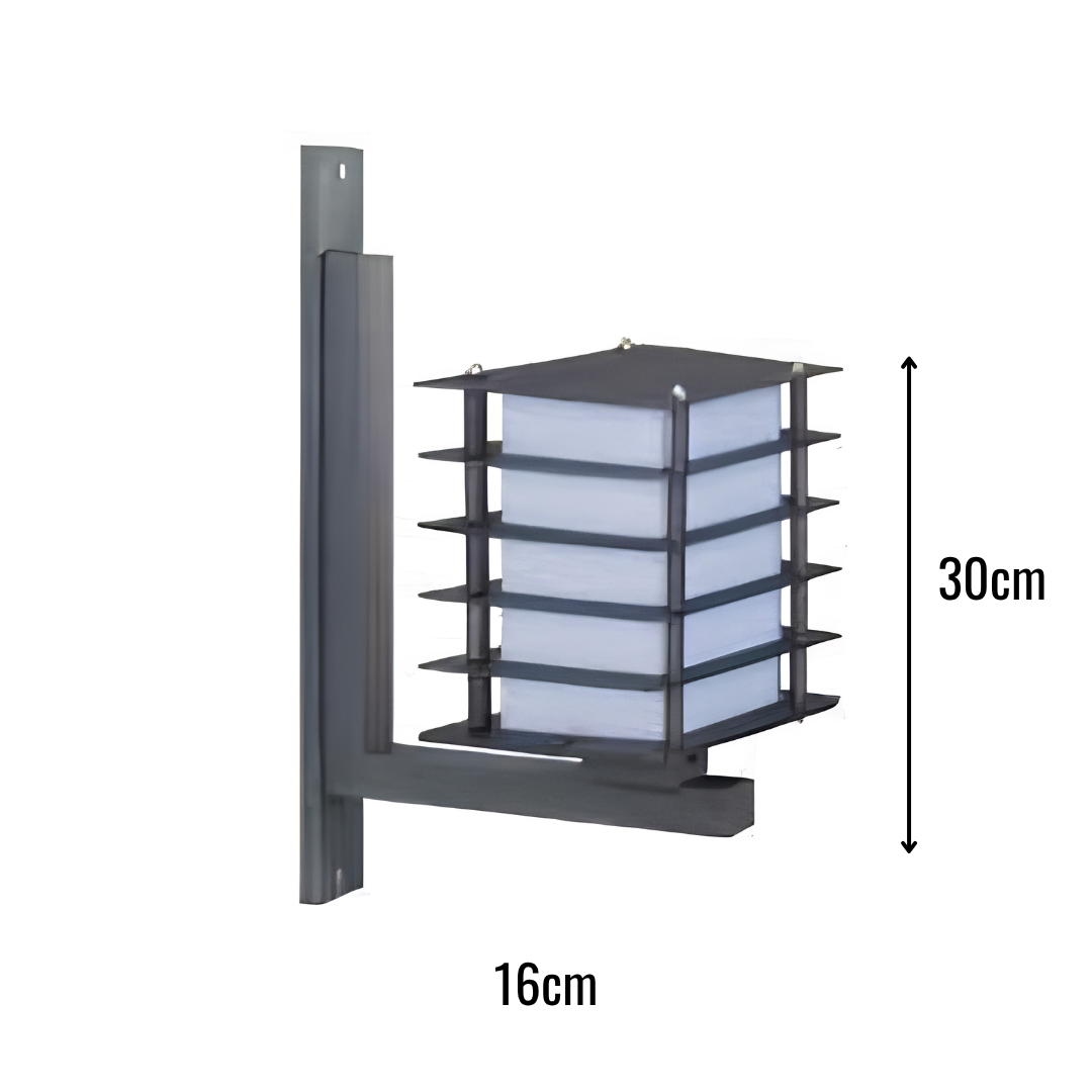 Zerpa Alüminyum Piramit E27 Duylu Bollard Tekli Z 13250