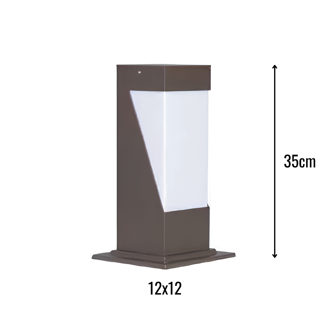 Zerpa Alüminyum 12w SMD Ledli Bollard Tekli Z 14322