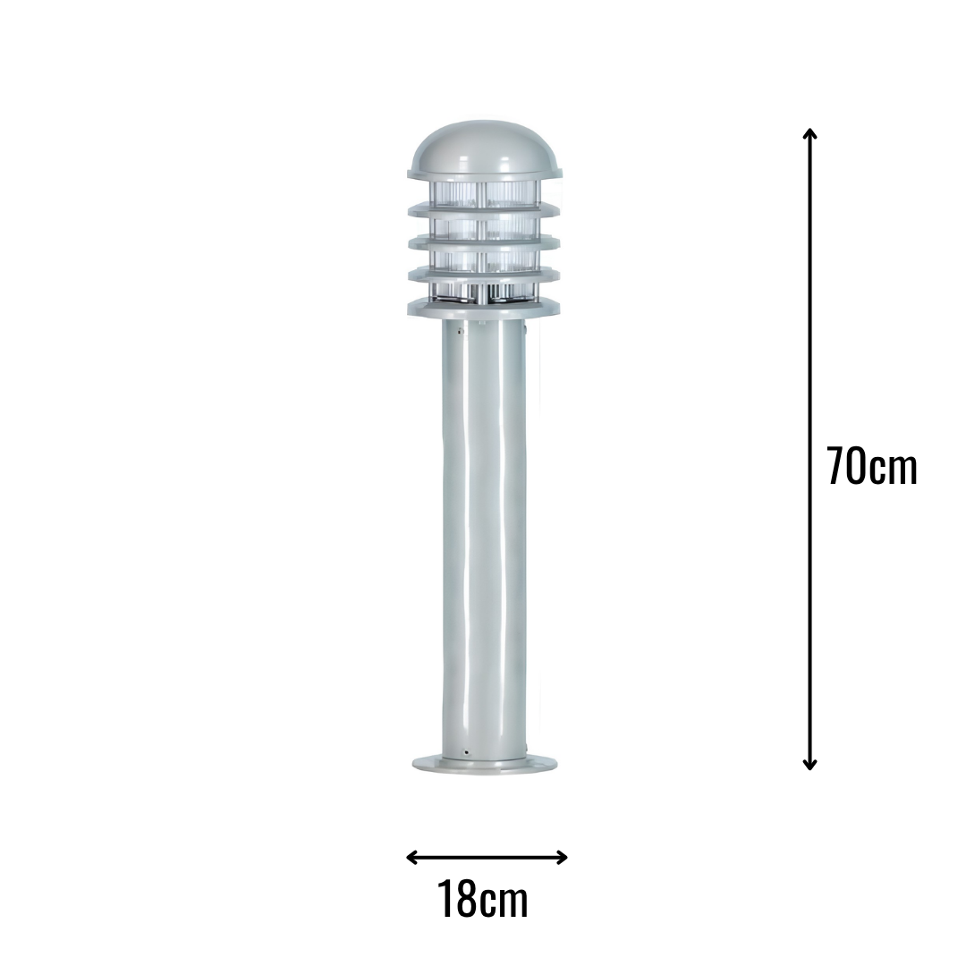 Zerpa Alüminyum E27 Duylu Bollard Tekli Z 20603