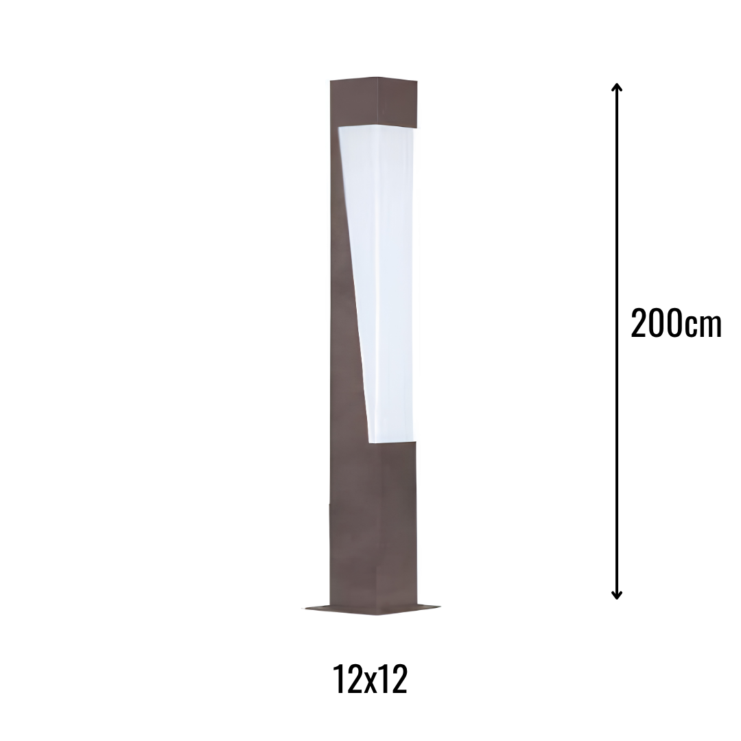 Zerpa Alüminyum 45w SMD Ledli Bollard Tekli Z 14320