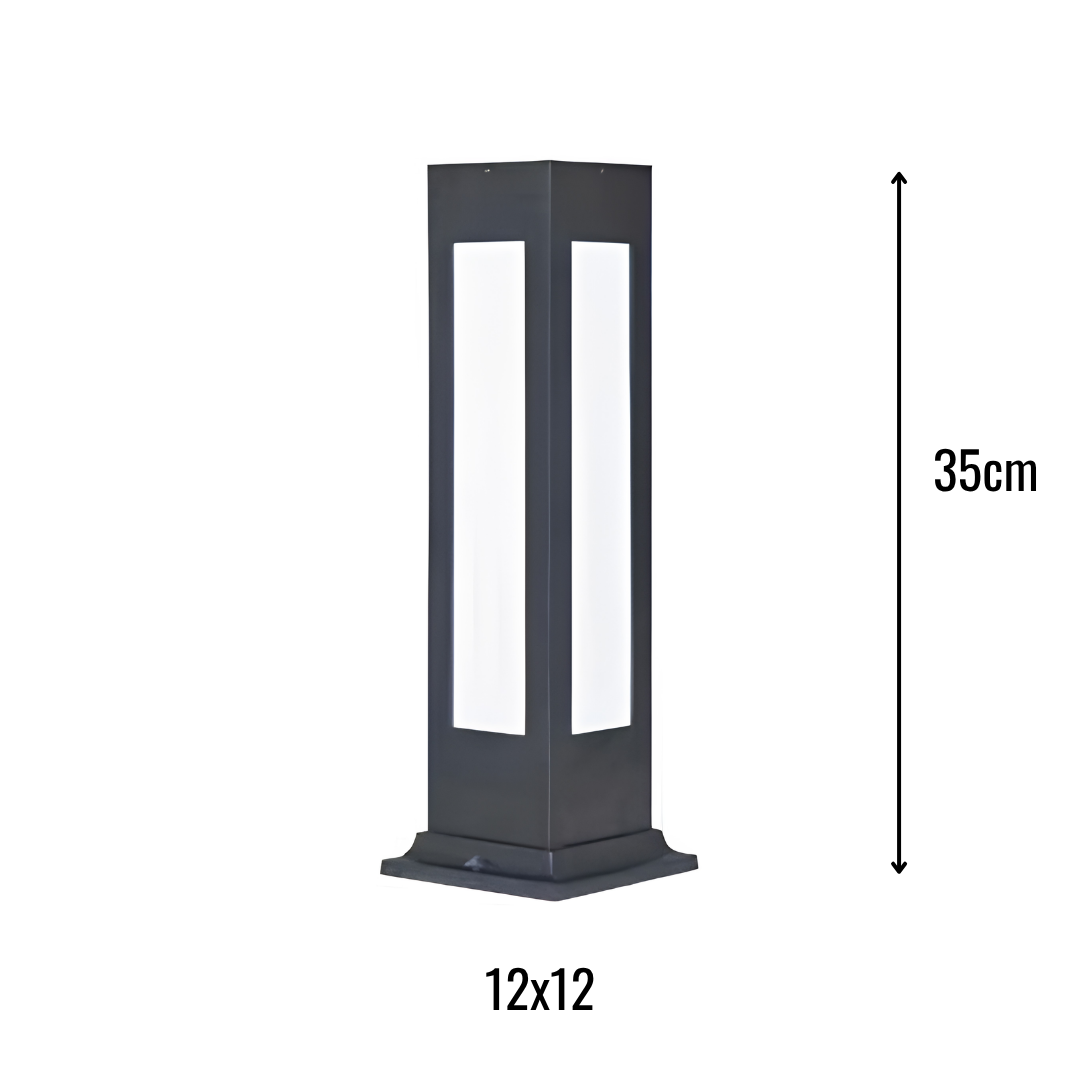 Zerpa Alüminyum 12w SMD Ledli Bollard Tekli Z 14300
