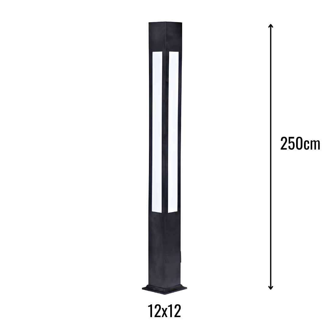 Zerpa Alüminyum 45w SMD Ledli Bollard Tekli Z 14303