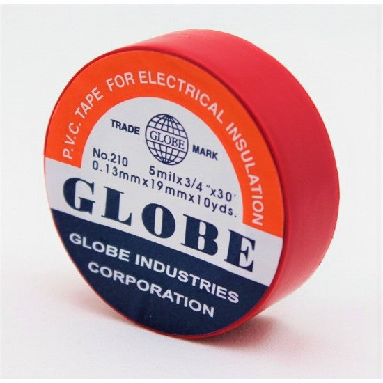 Globe Kırmızı İzole Bant 10 Adet