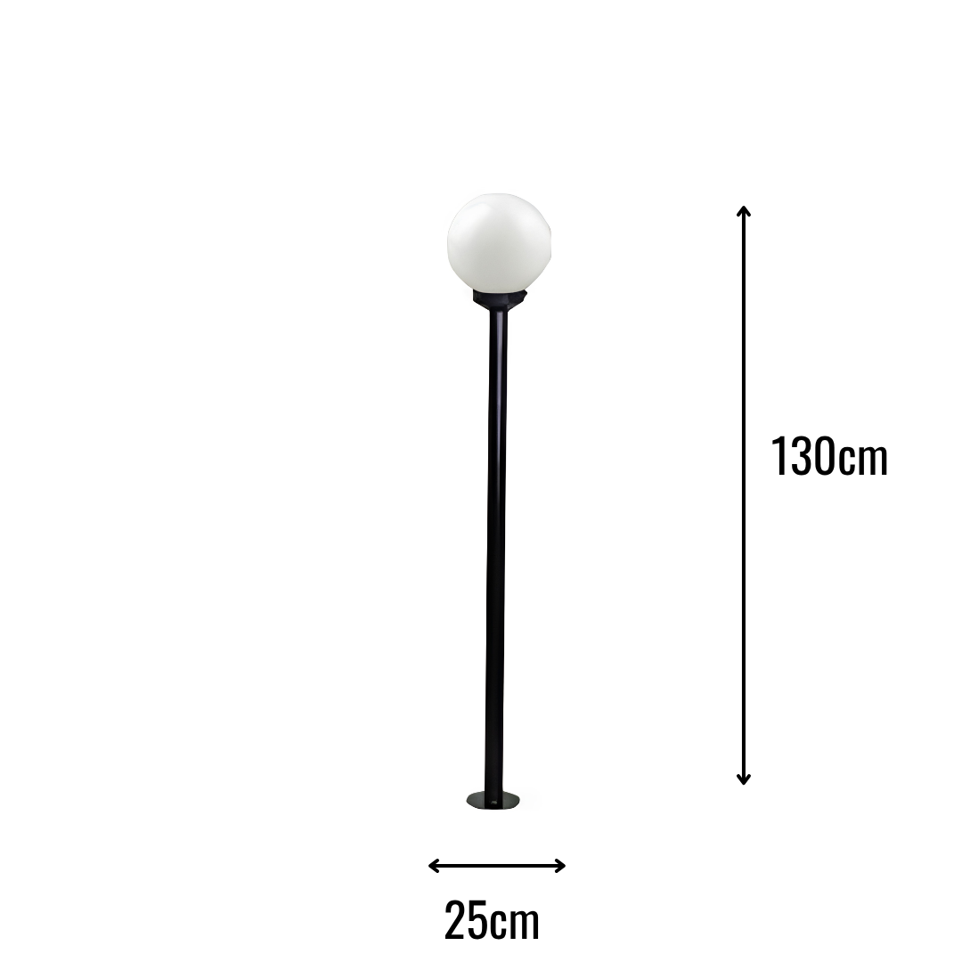 Zerpa 25'lik Akrilik Soft Glop Siyah 130cm Çim Direk Z 3448