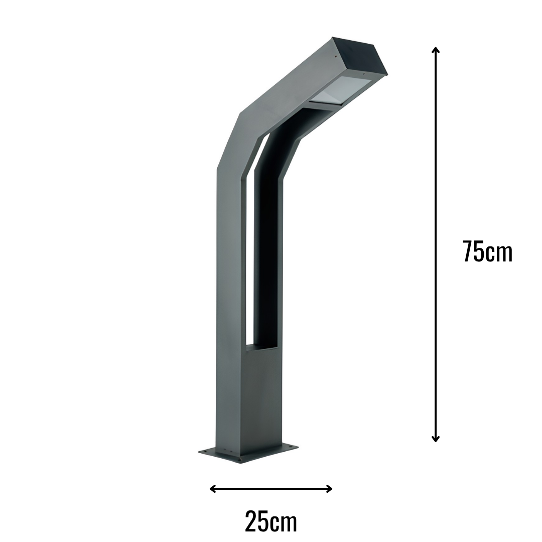 Zerpa Alüminyum 10w Ledli Bollard Tekli Z 20155