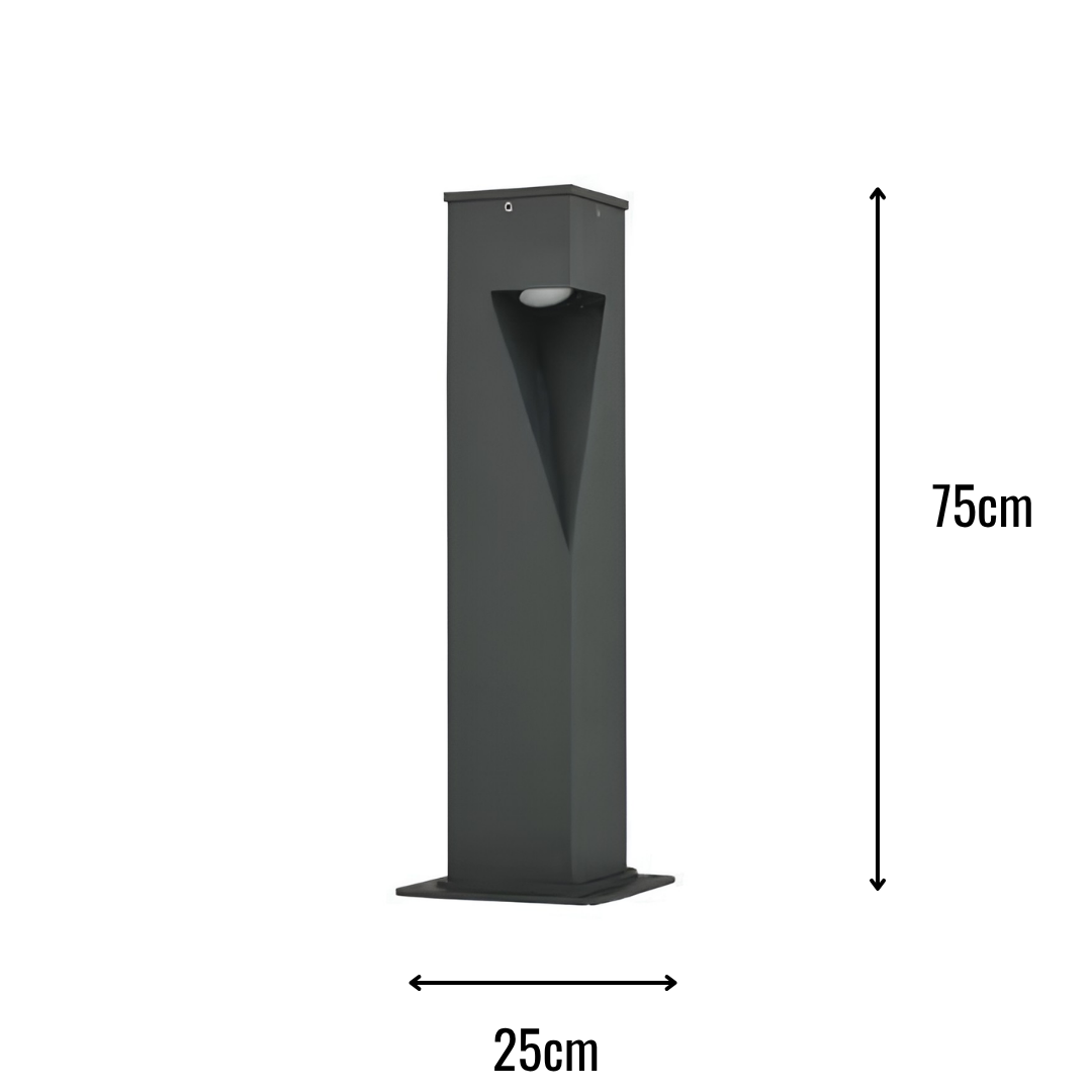 Zerpa Alüminyum 10w Ledli Bollard Tekli Z 20157