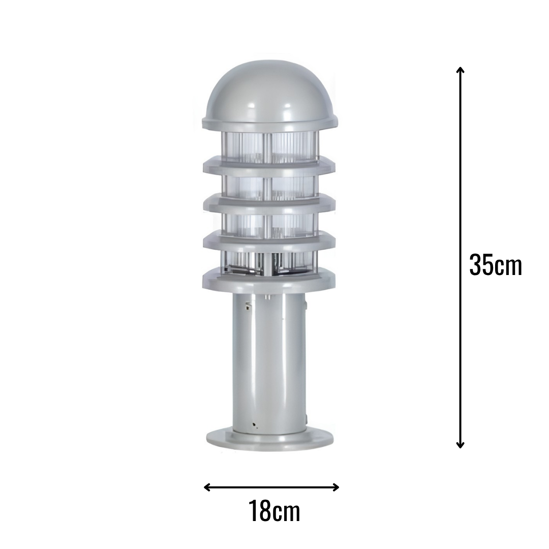 Zerpa Alüminyum E27 Duylu Bollard Tekli Z 20605
