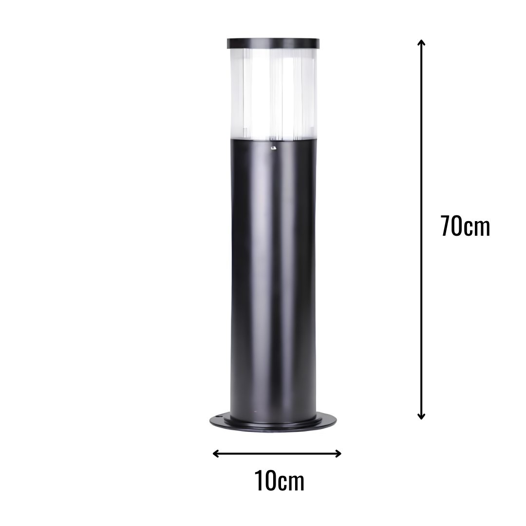Zerpa Alüminyum E27 Duylu Bollard Tekli Z 20203