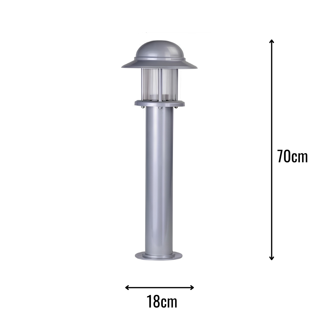Zerpa Alüminyum E27 Duylu Bollard Tekli Z 20650