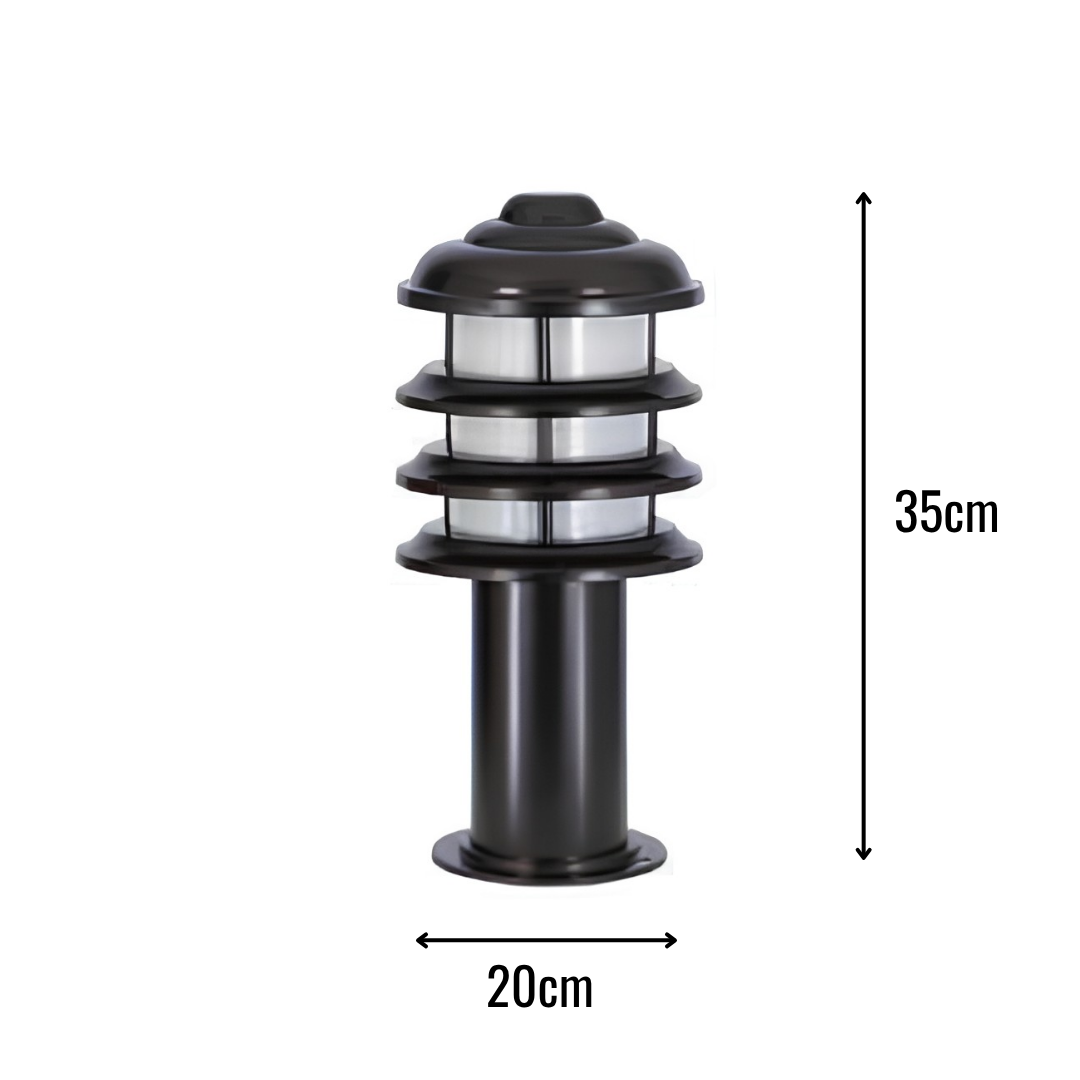 Zerpa Alüminyum E27 Duylu Bollard Tekli Z 20251