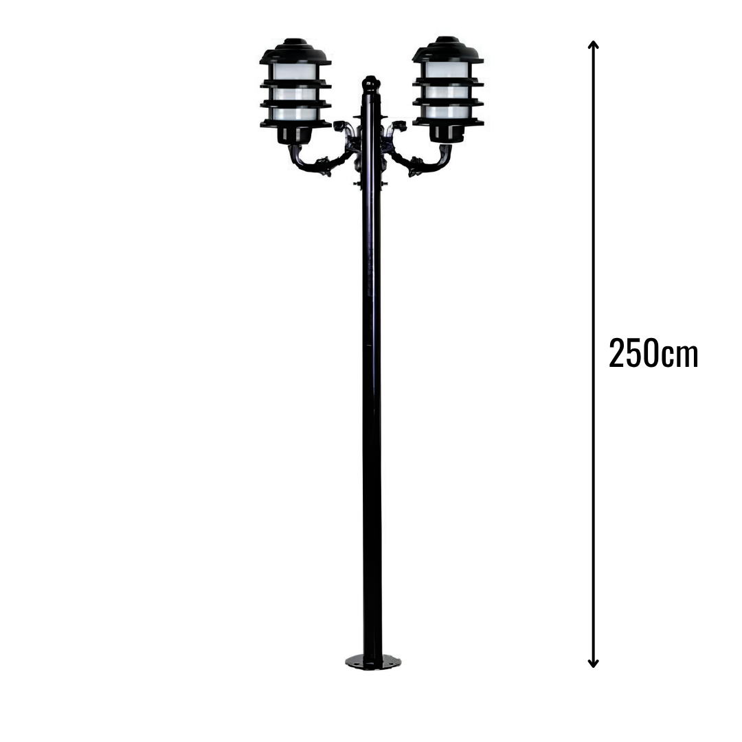 Zerpa Alüminyum E27 Duylu Bollard Tekli Z 20256