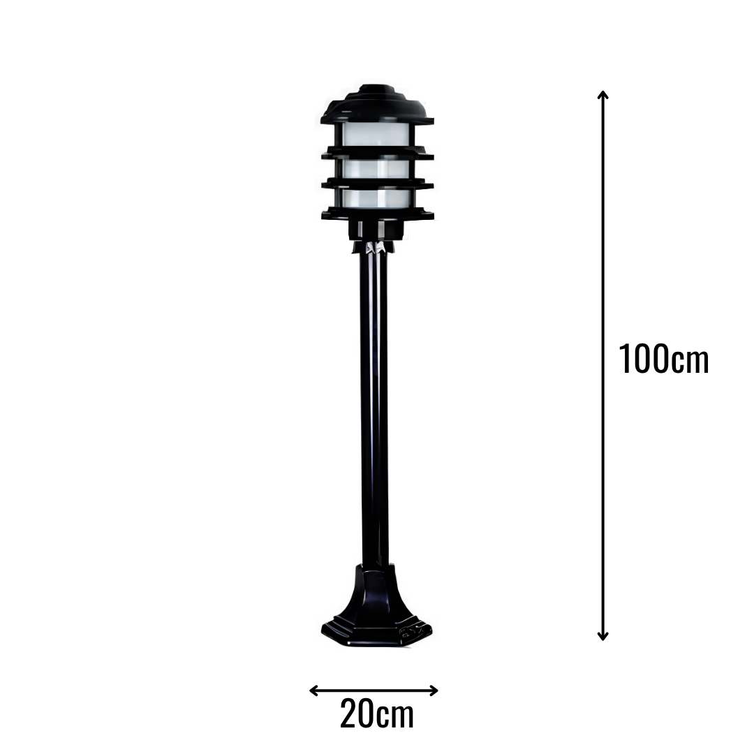 Zerpa Alüminyum E27 Duylu Bollard Tekli Z 20254