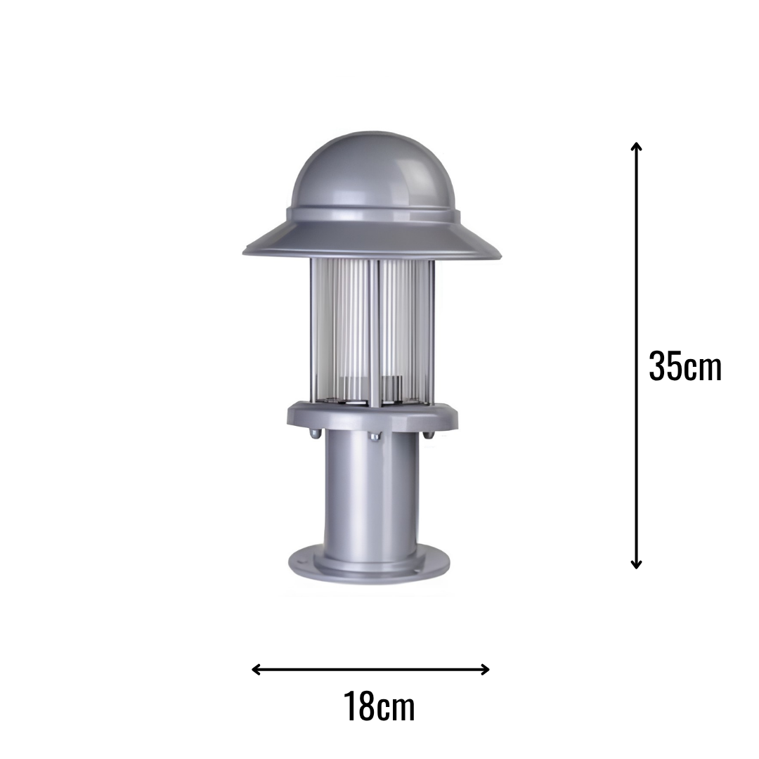 Zerpa Alüminyum E27 Duylu Bollard Tekli Z 20651