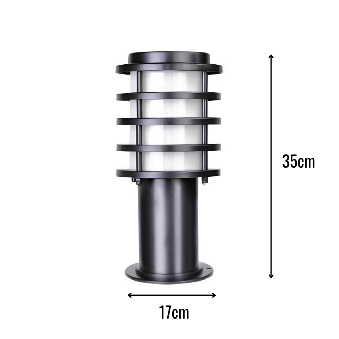 Zerpa Alüminyum E27 Duylu Bollard Tekli Z 20351