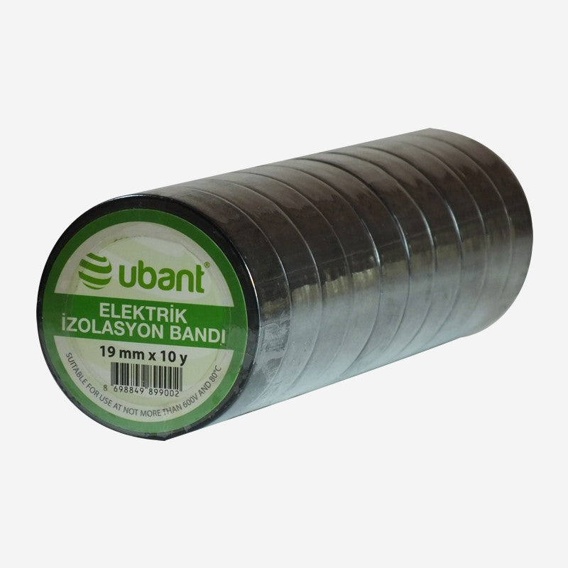 Universal Siyah İzole Bant 10 Adet