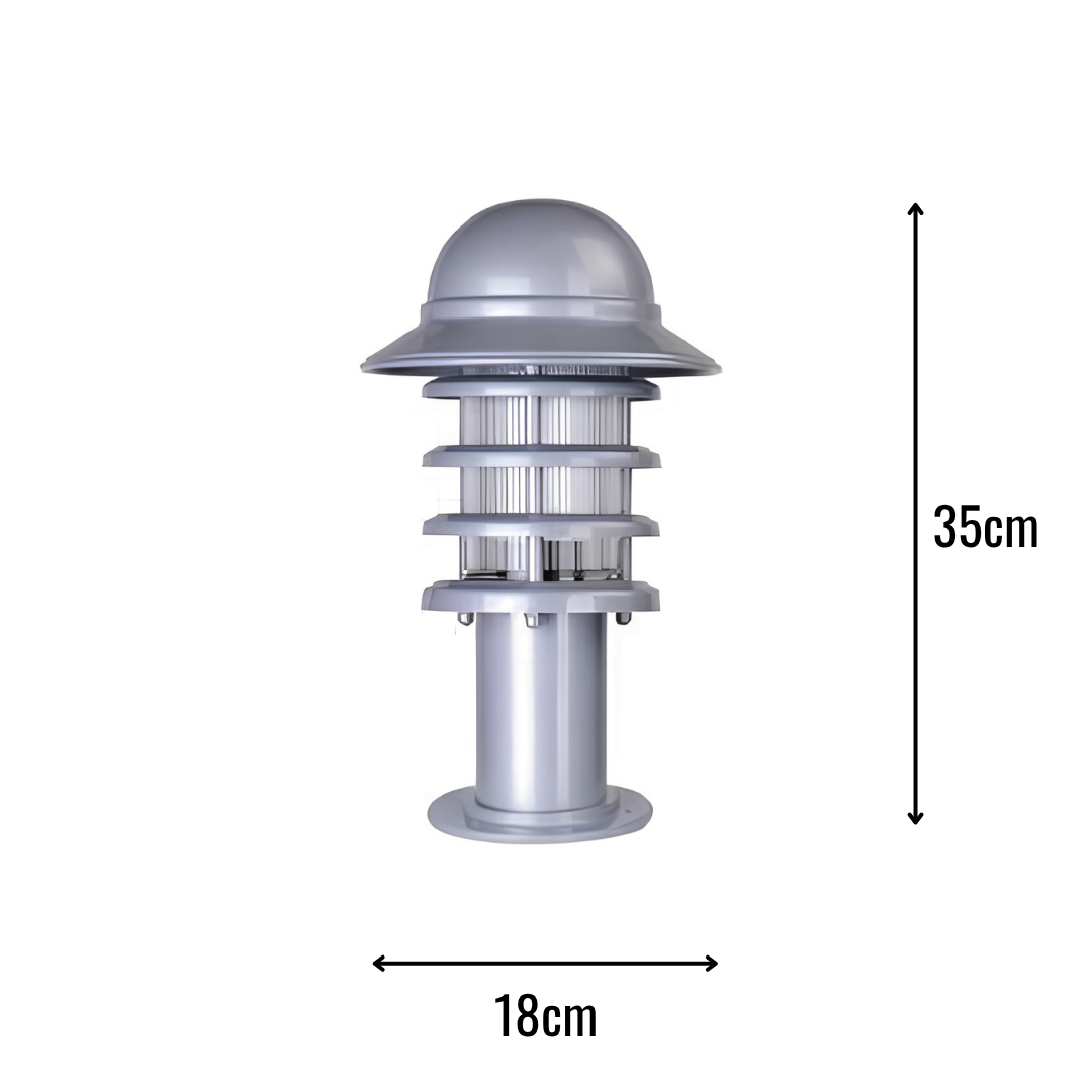 Zerpa Alüminyum E27 Duylu Bollard Tekli Z 20654