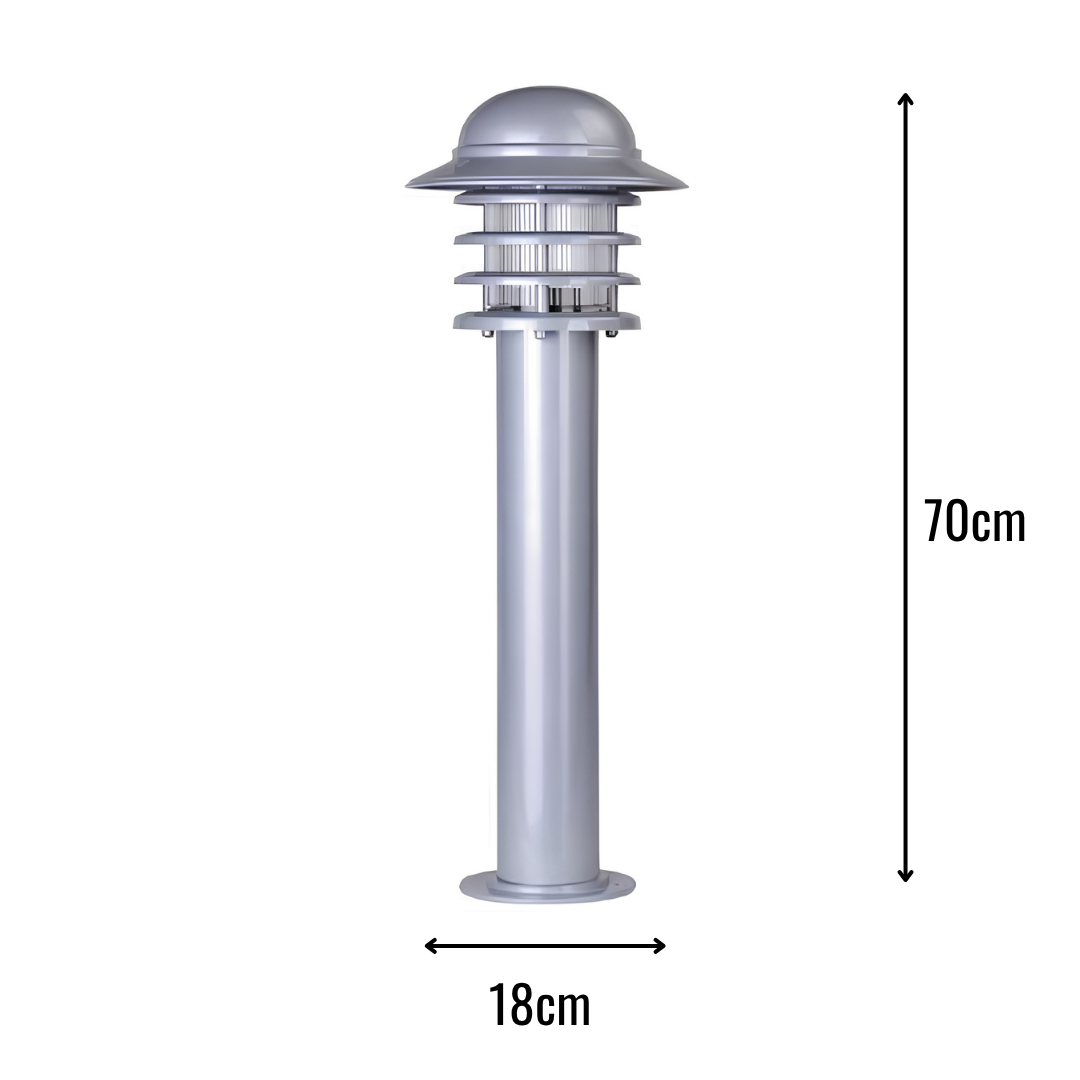 Zerpa Alüminyum E27 Duylu Bollard Tekli Z 20653