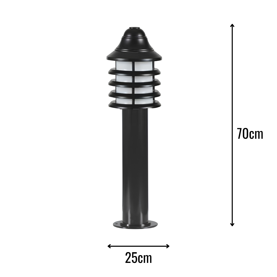 Zerpa Alüminyum E27 Duylu Bollard Tekli Z 20703