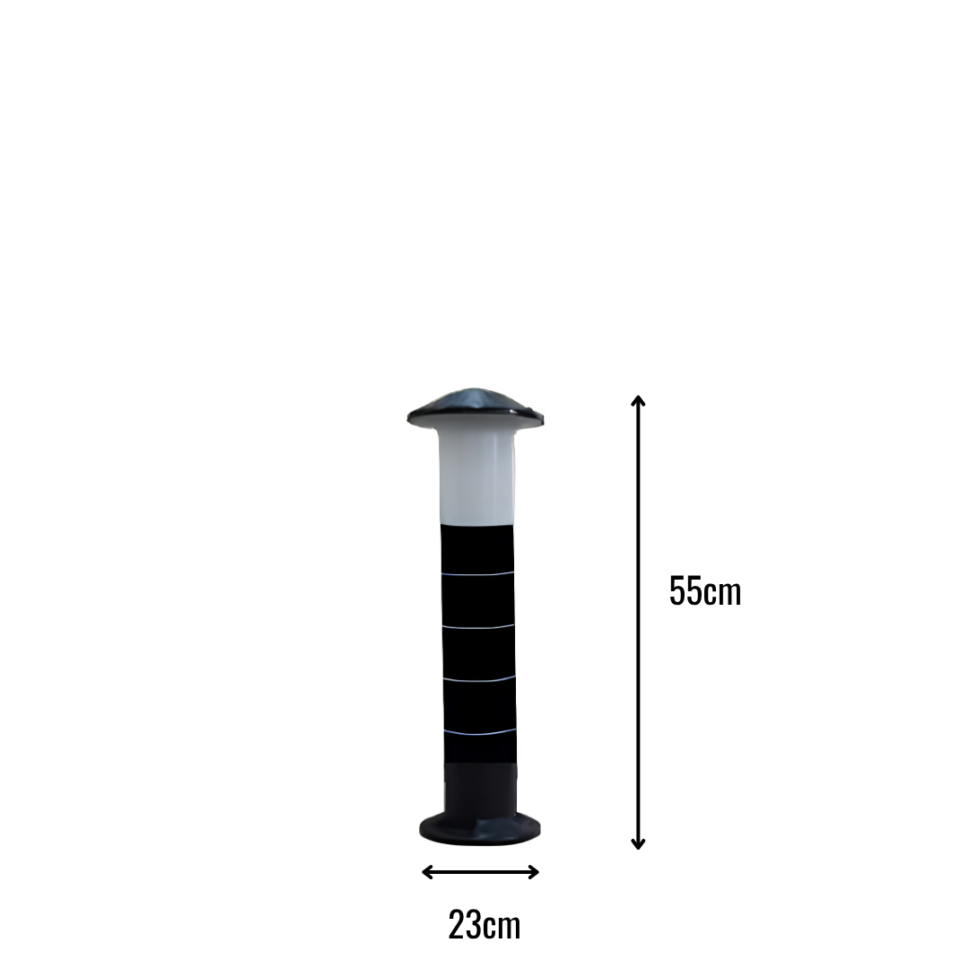Zerpa Mantar Bollard Soft Beyaz Direk Z 13504
