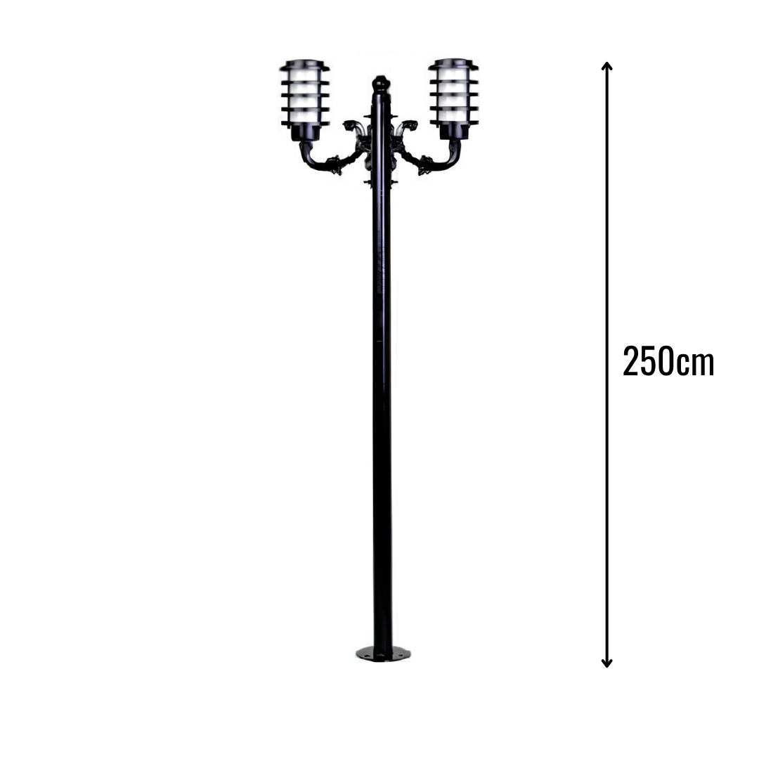 Zerpa Alüminyum E27 Duylu Bollard Tekli Z 20355