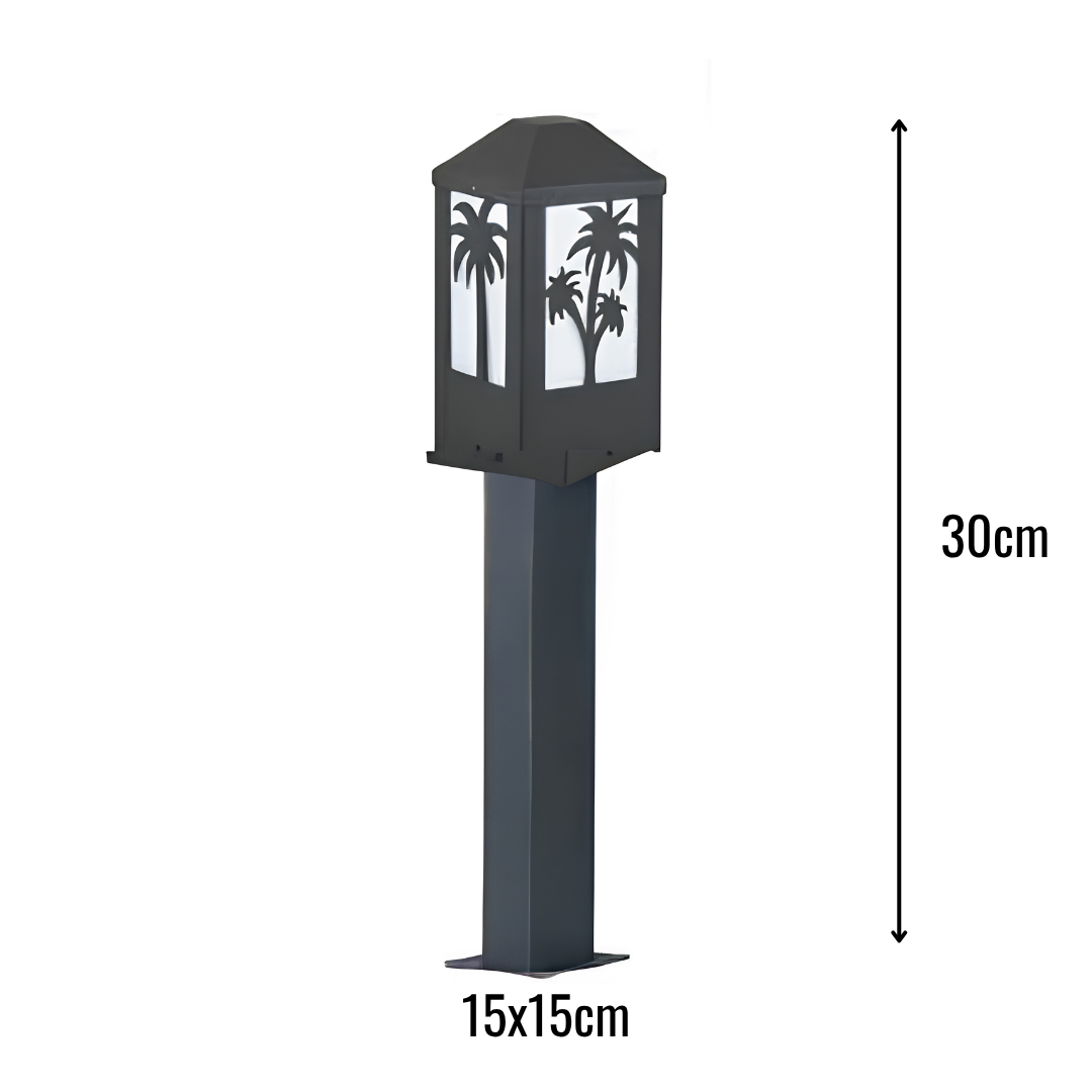 Zerpa Alüminyum E27 Duylu Bollard Tekli Z 20715