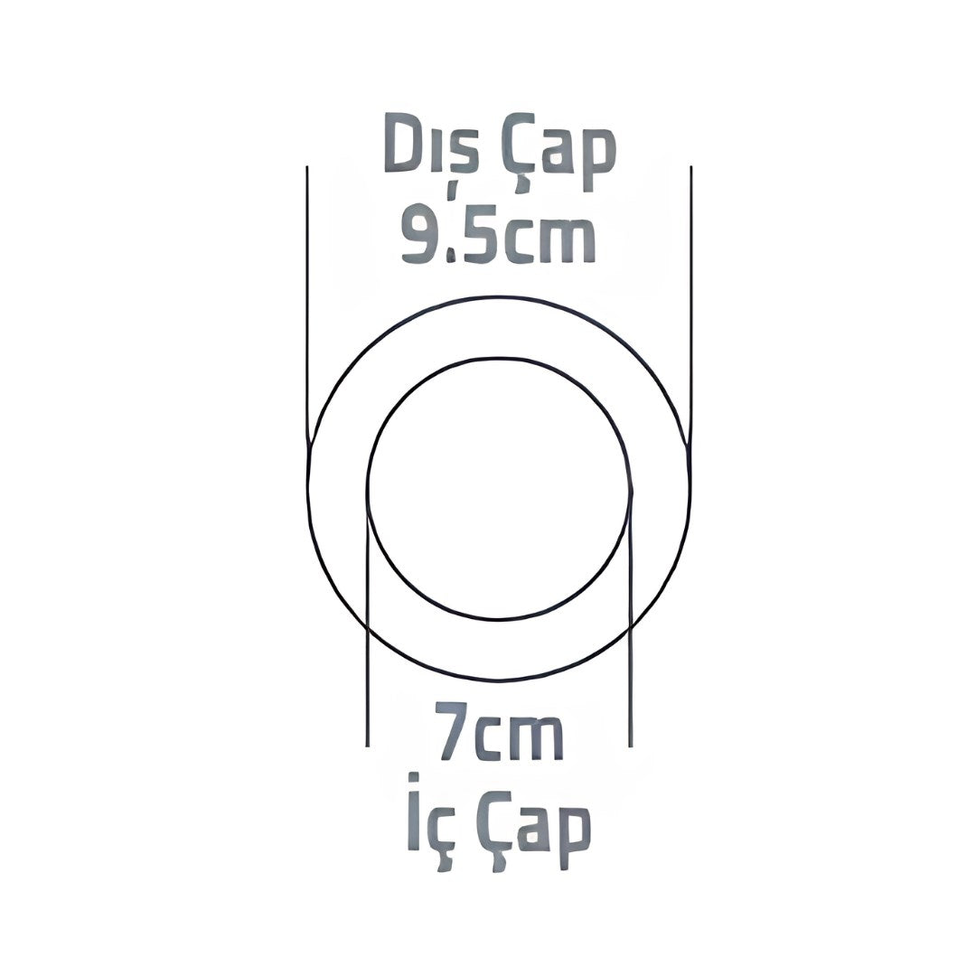 Kendal Siyah Yuvarlak Spot Kasası + GU5.3 Led Ampul Günışığı KDA857