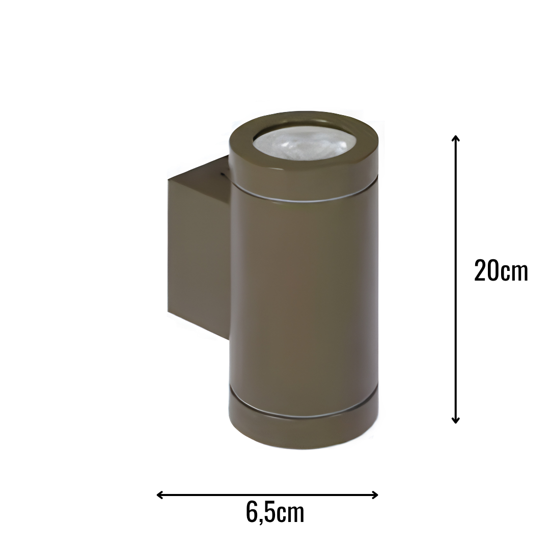 Zerpa Alüminyum GU10 Duylu Bollard Tekli Aplik Z 20755