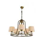 AVONNI AV-1597-5ES Eskitme Kaplama Modern Avize, E27, Metal, 65cm