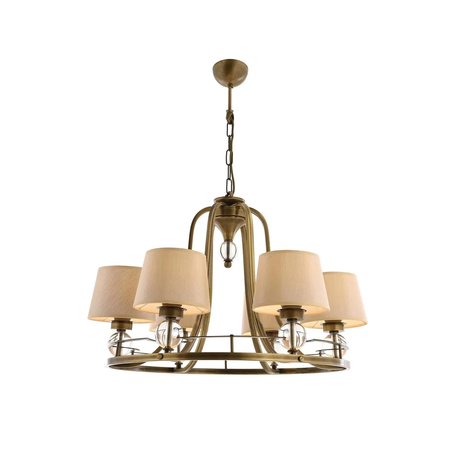 AVONNI AV-1597-6ES Eskitme Kaplama Modern Avize, E27, Metal, 65cm