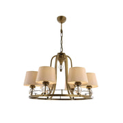 AVONNI AV-1597-6ES Eskitme Kaplama Modern Avize, E27, Metal, 65cm