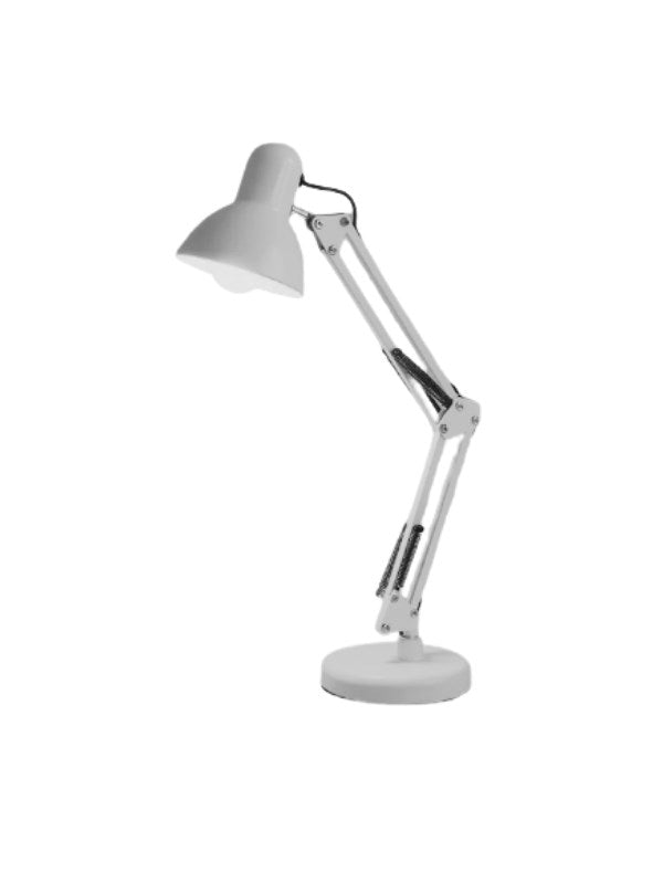 Akrobat E27 Duy Beyaz Renk Masa Lambası Led Ampul Dahil