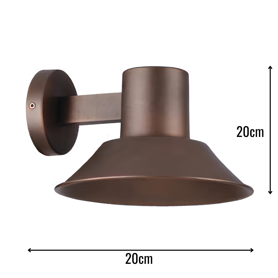 Zerpa Alüminyum E27 Duylu Bollard Tekli Aplik Z 20754